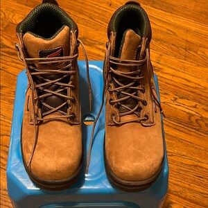 Men's Durable Brown Leather Boots